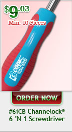 Order Channellock #61CB. $9.03.